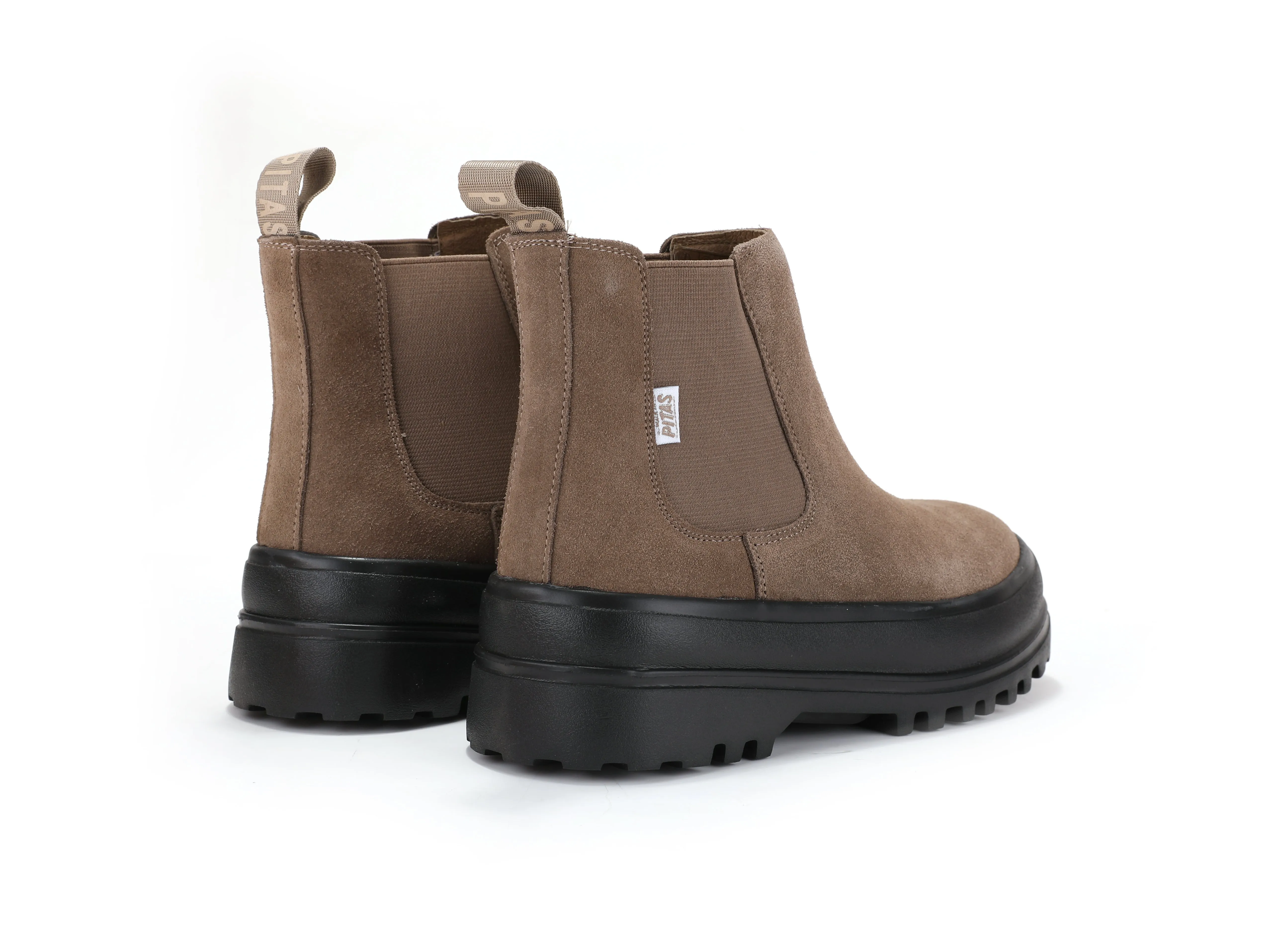 Combat Taupe Suede Chelsea Boots