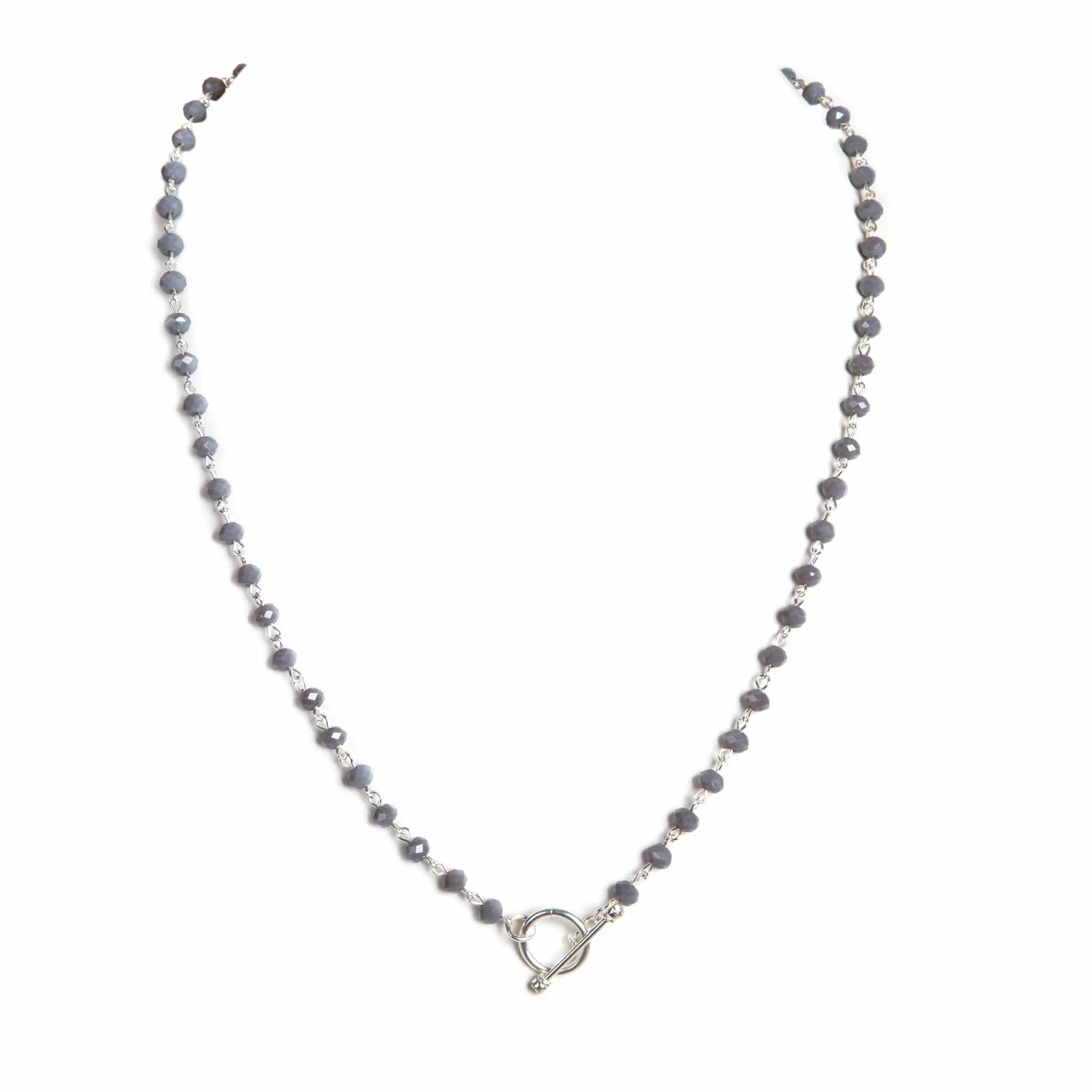 Delfina - 6mm Crystal Opaque Dark Grey