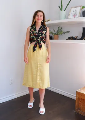 Faithfull the Brand Linen Skirt - 26