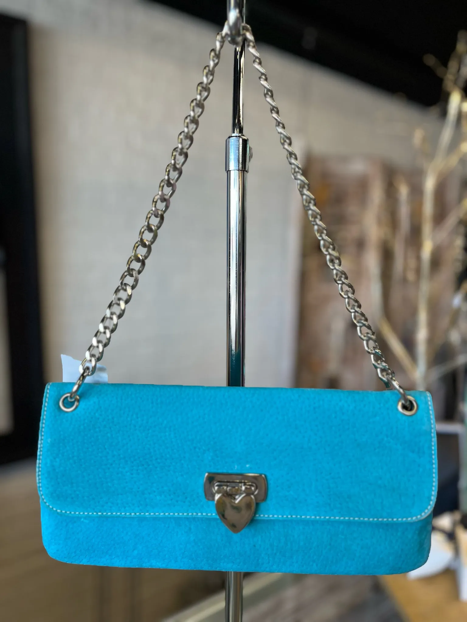 No Brand Teal Purse