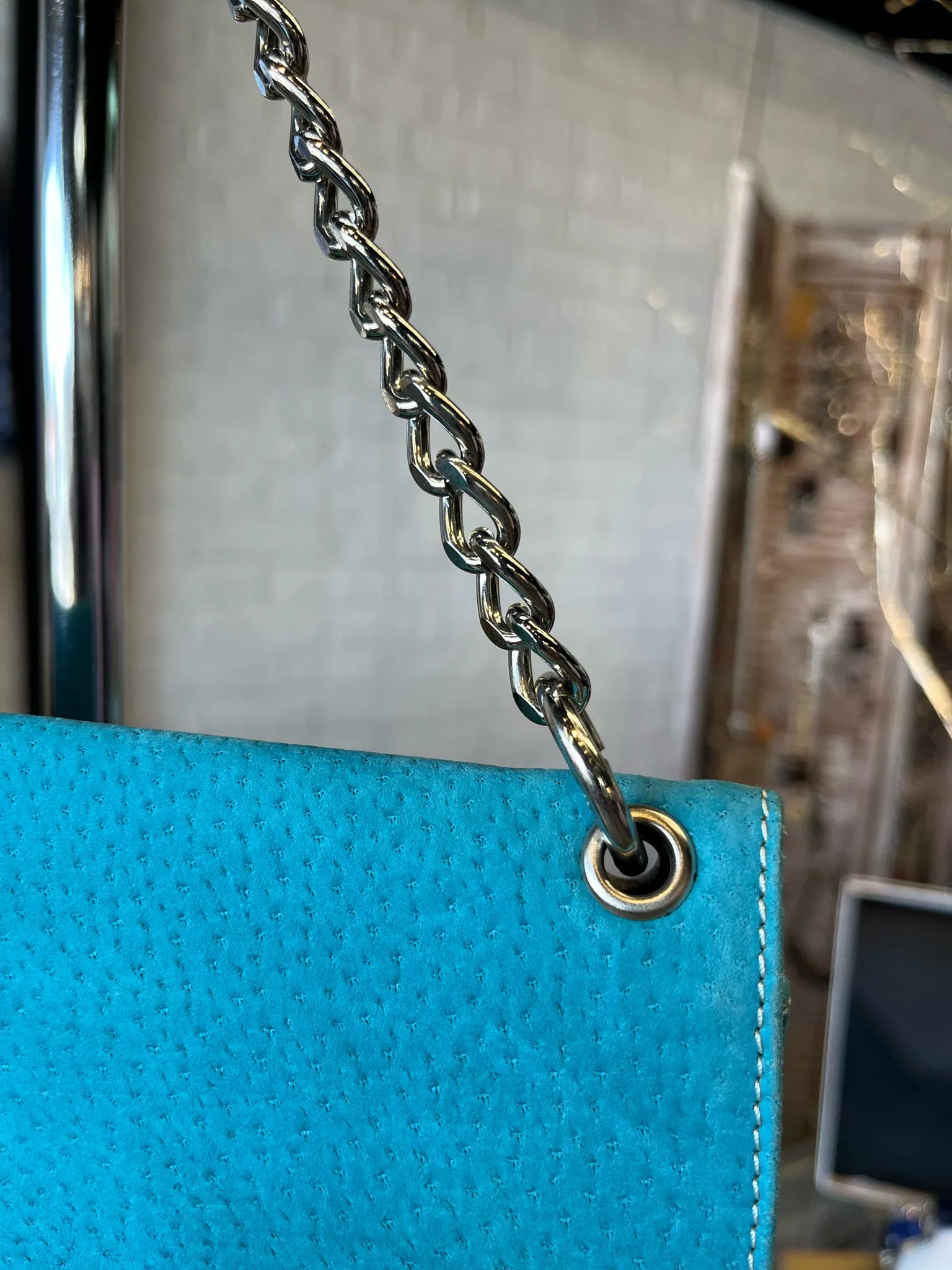 No Brand Teal Purse